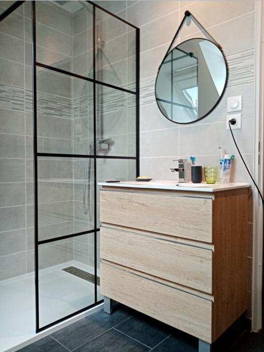 Travaux de salle de bain à Somain avec douche à l’italienne